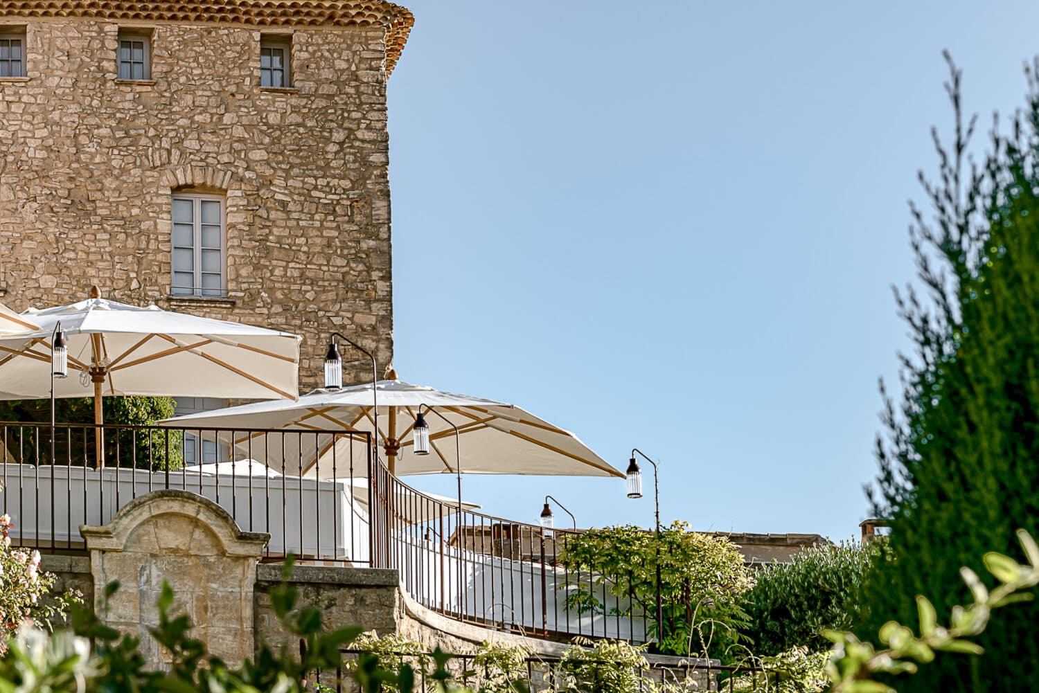 Hotel Crillon Le Brave Terrasse View