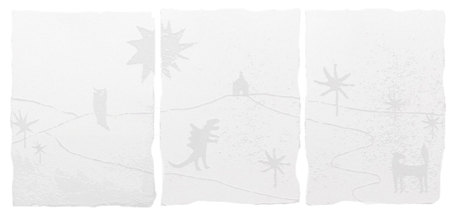 Oeuvre Les chemins de papier Duo Marion Payet et Margaux Padrutt
